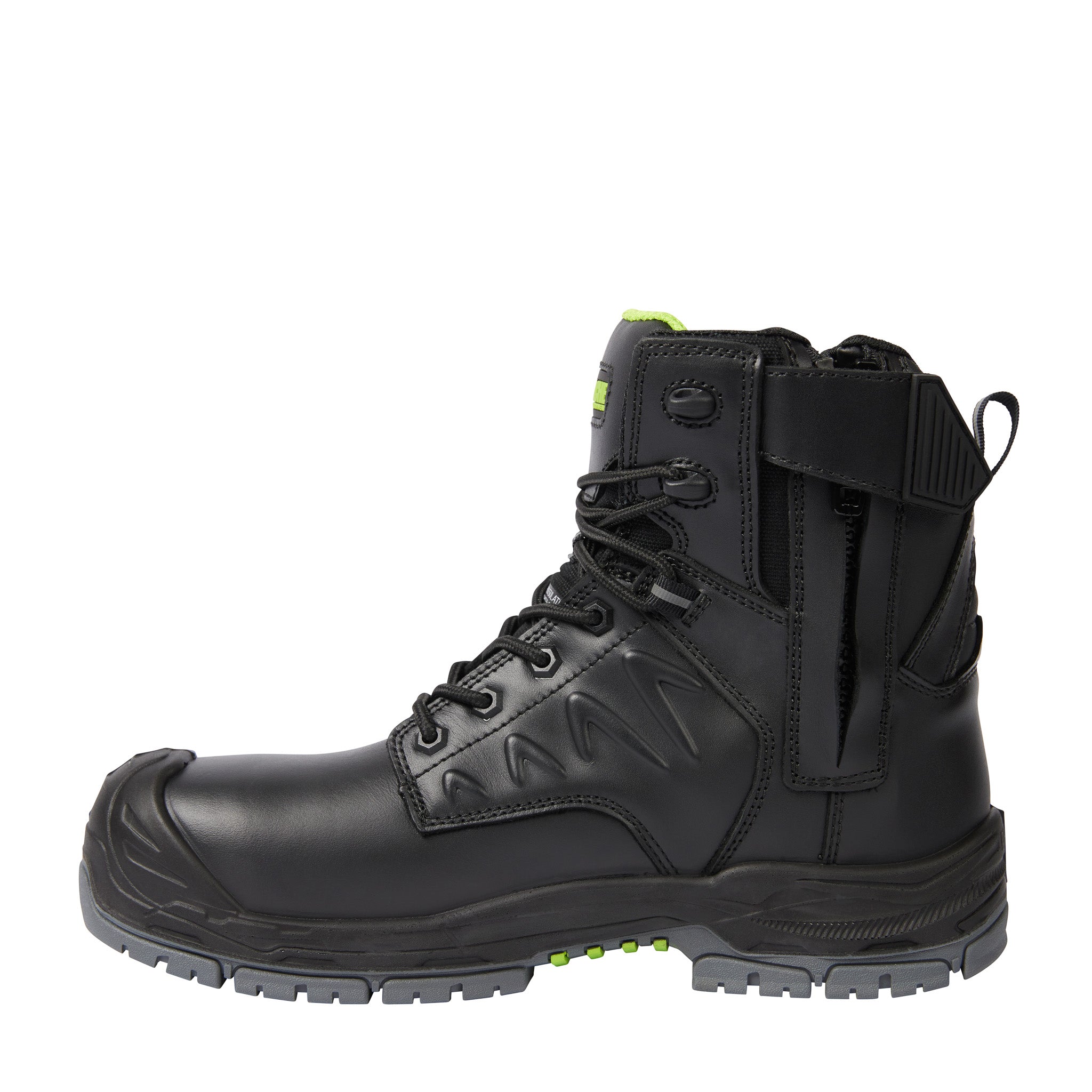 Apache - Side Zip Black Waterproof Boot - GTS Outsole - - Customisable Boots