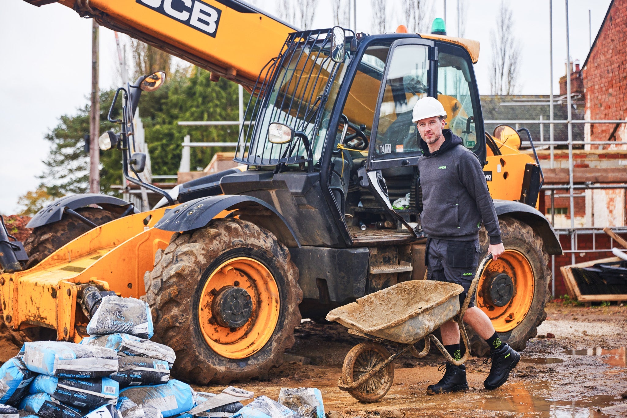 Apache - GRS Certified Recycled Leather Safety Boot - - Customisable Footwear