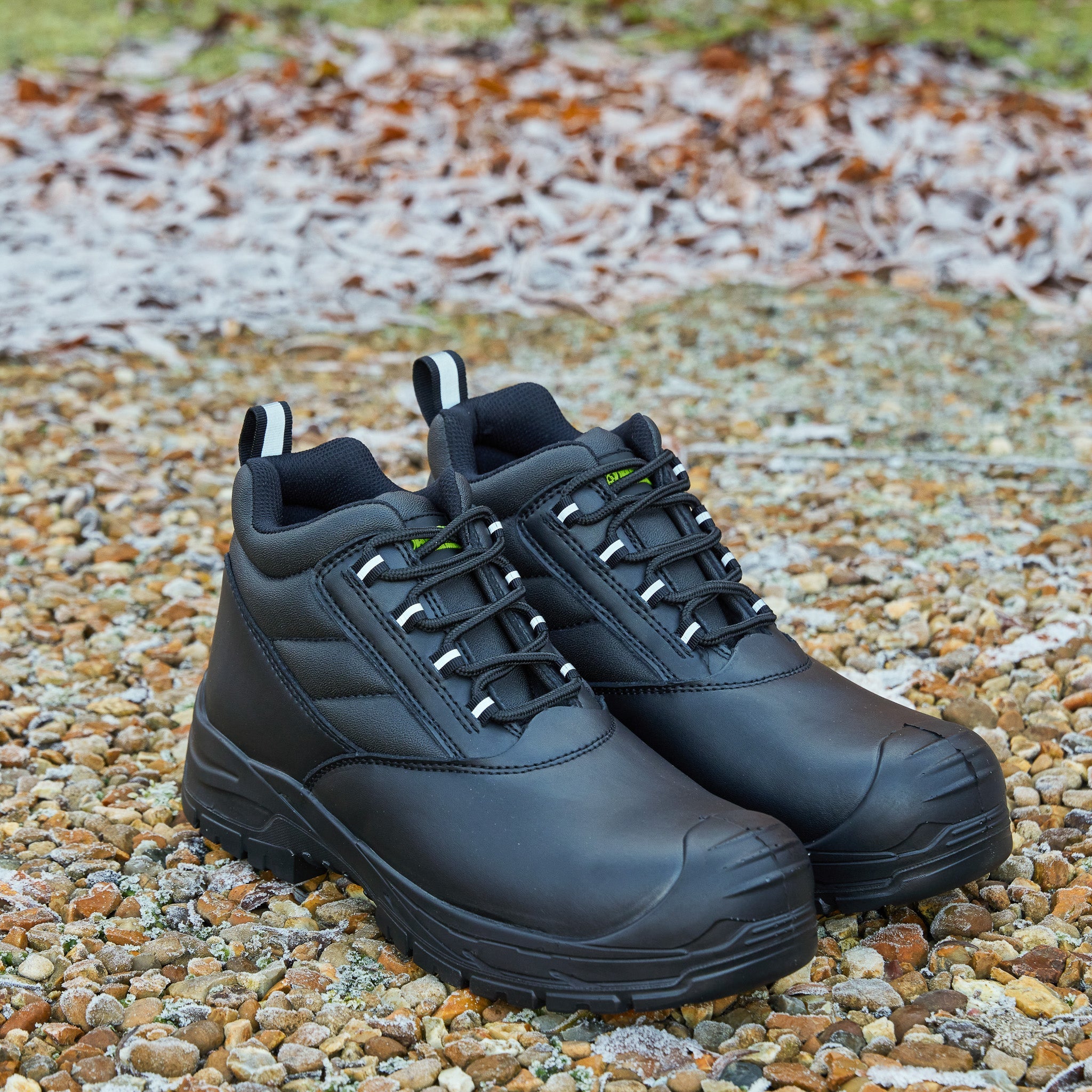 Apache - GRS Certified Recycled Leather Safety Boot - - Customisable Footwear