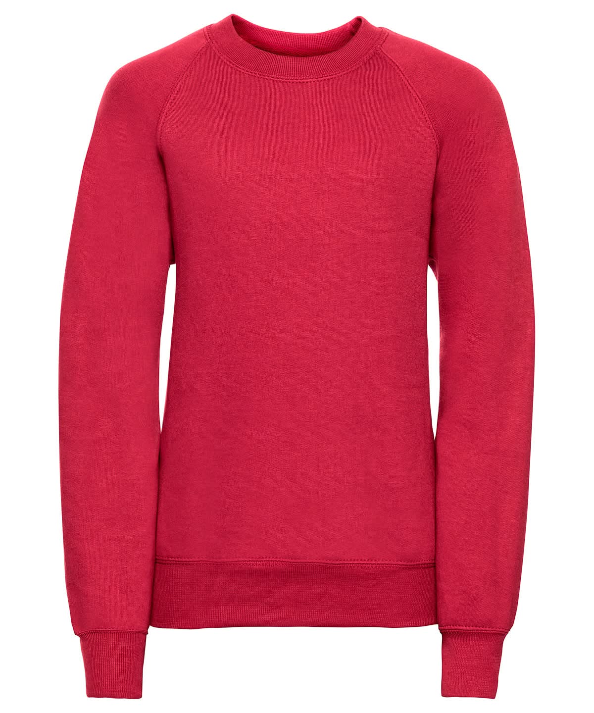 Russell Europe Kids raglan sleeve sweatshirt 7620B - Classic Red - Customisable Sweatshirts