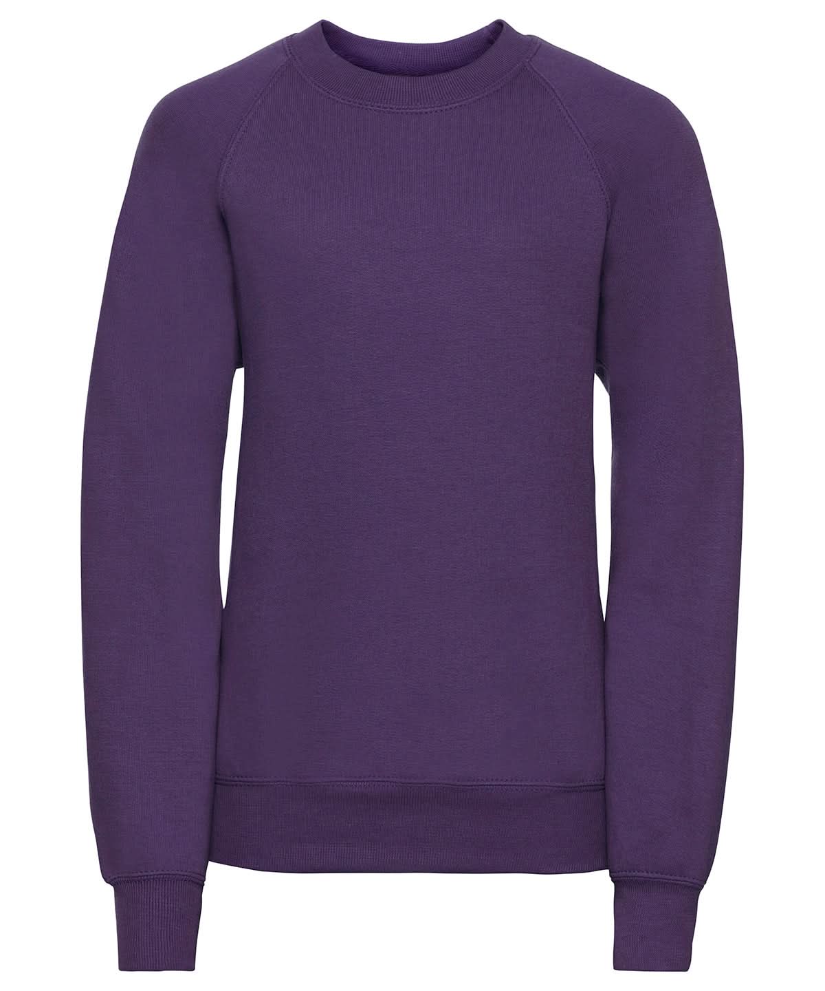 Russell Europe Kids raglan sleeve sweatshirt 7620B - Purple - Customisable Sweatshirts