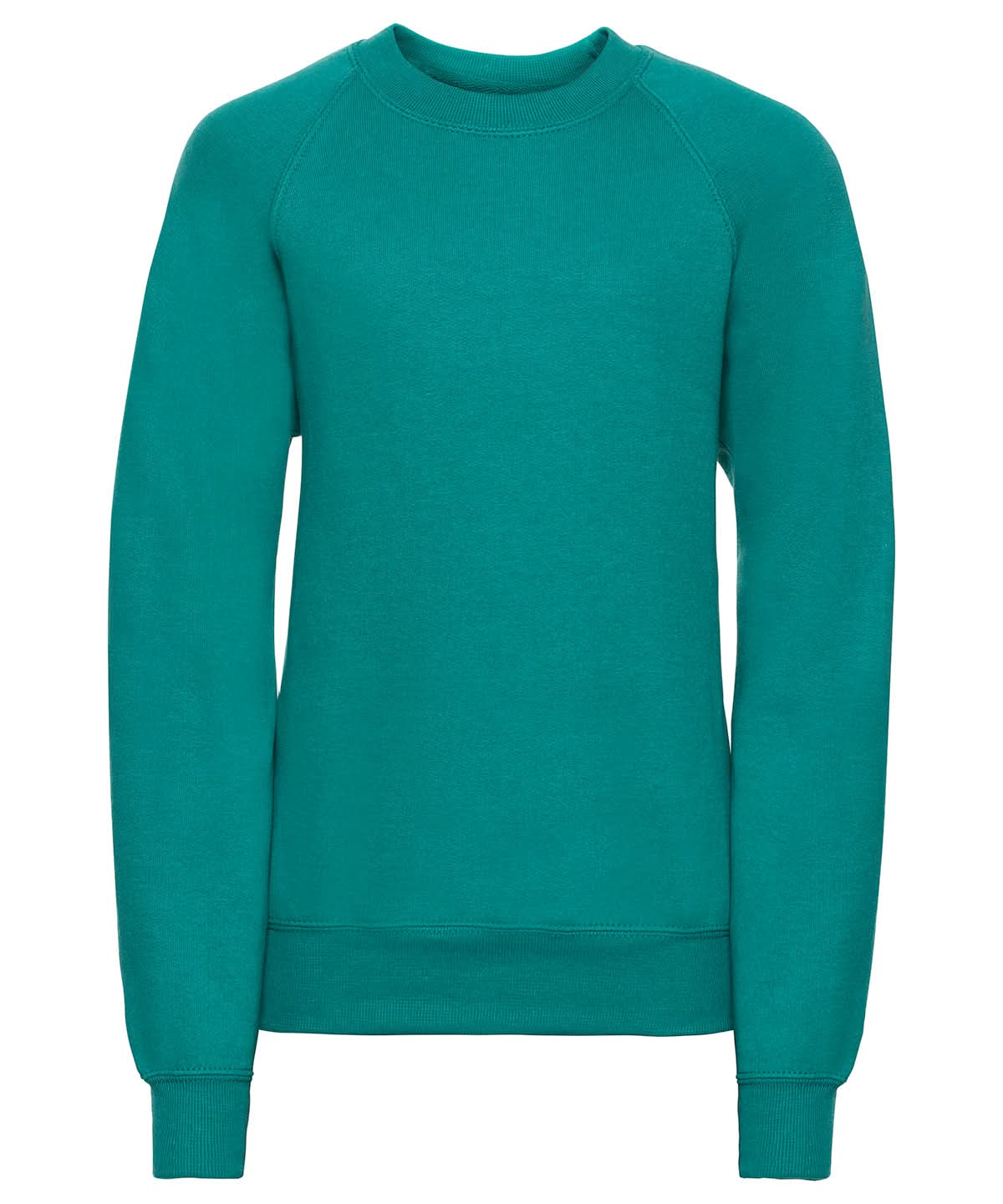 Russell Europe Kids raglan sleeve sweatshirt 7620B - Winter Emerald - Customisable Sweatshirts