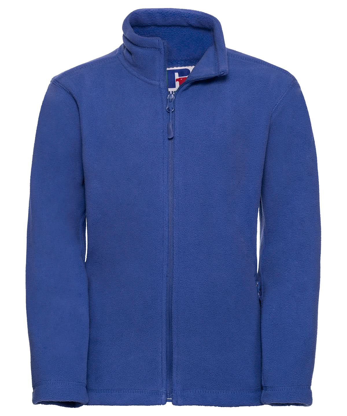 Russell Europe Kids full zip outdoor fleece 8700B - Bright Royal - Customisable Fleece