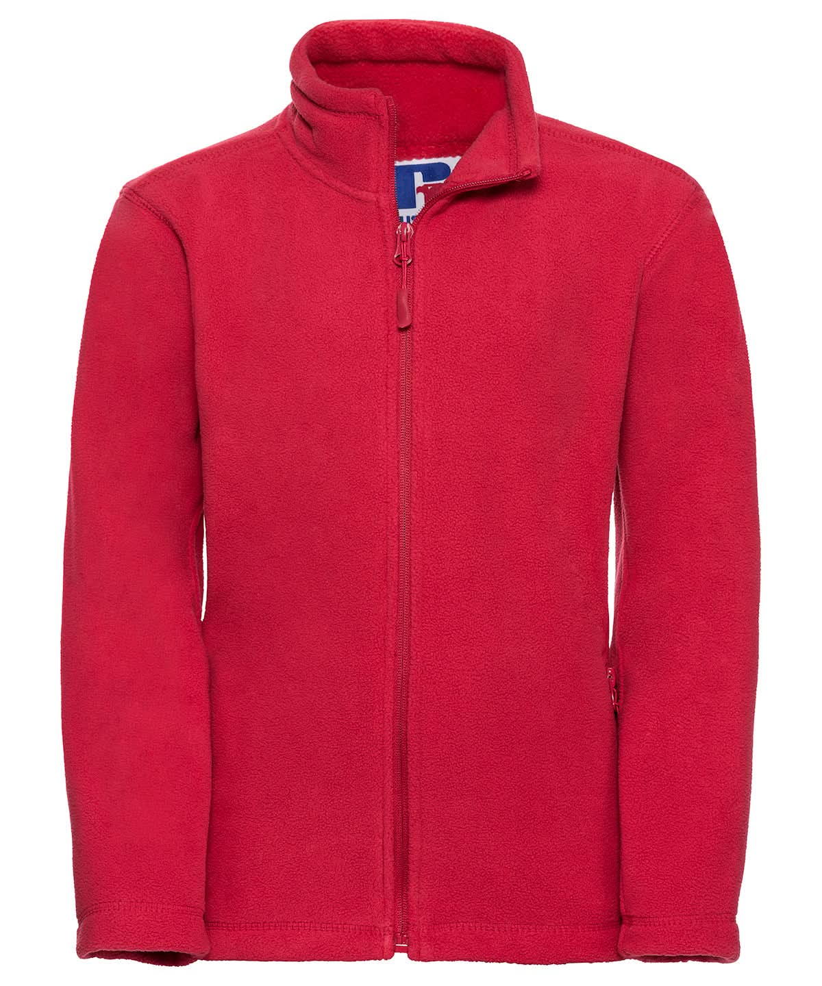 Russell Europe Kids full zip outdoor fleece 8700B - Classic Red - Customisable Fleece