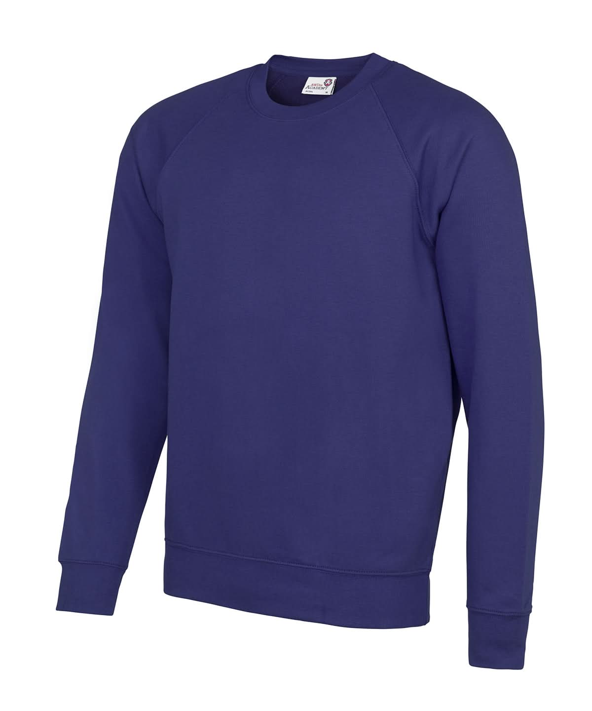 AWDis Academy Senior Academy raglan sweatshirt AC001 - Academy Purple - Customisable Sweatshirts