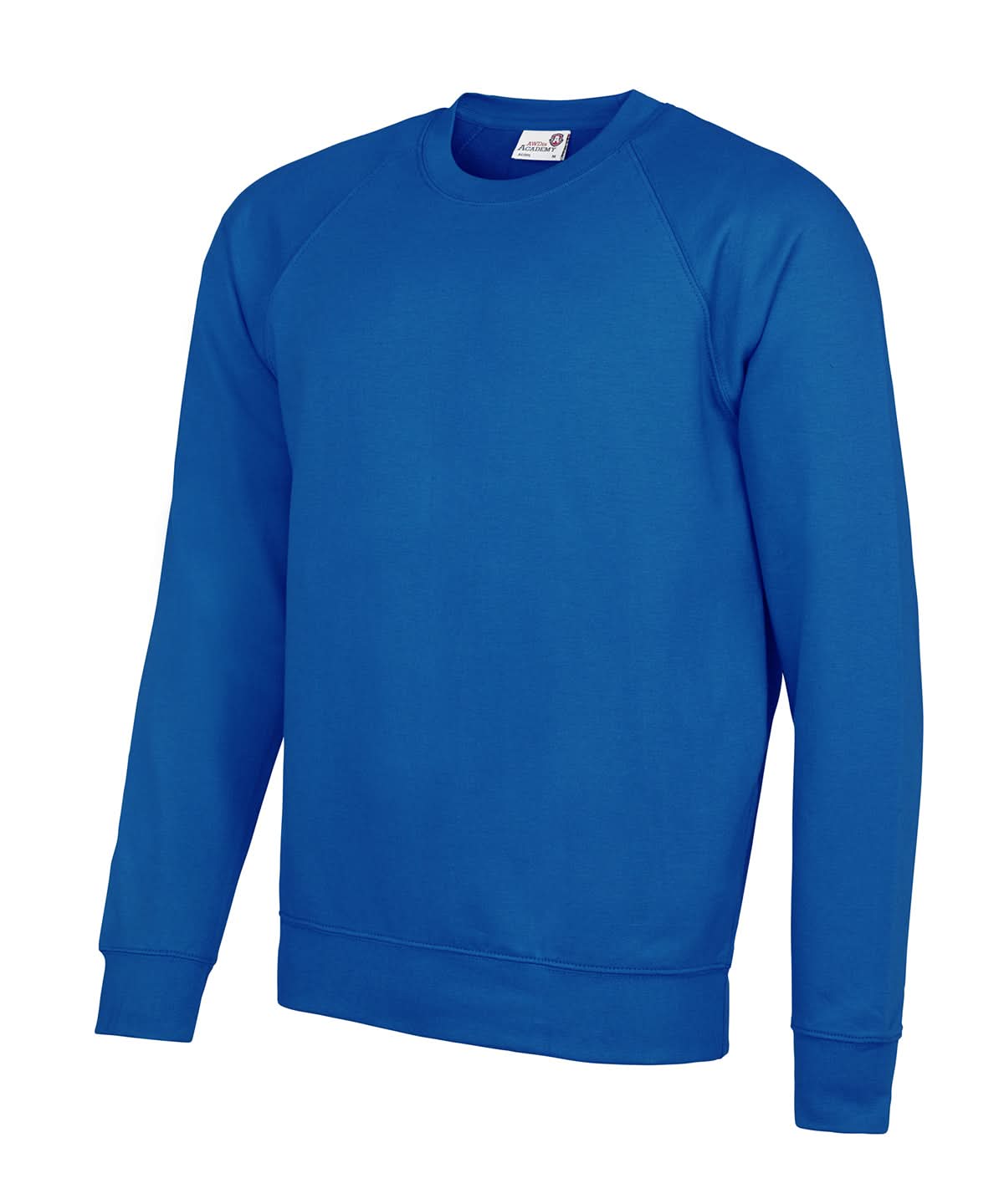 AWDis Academy Senior Academy raglan sweatshirt AC001 - Academy Royal Blue - Customisable Sweatshirts