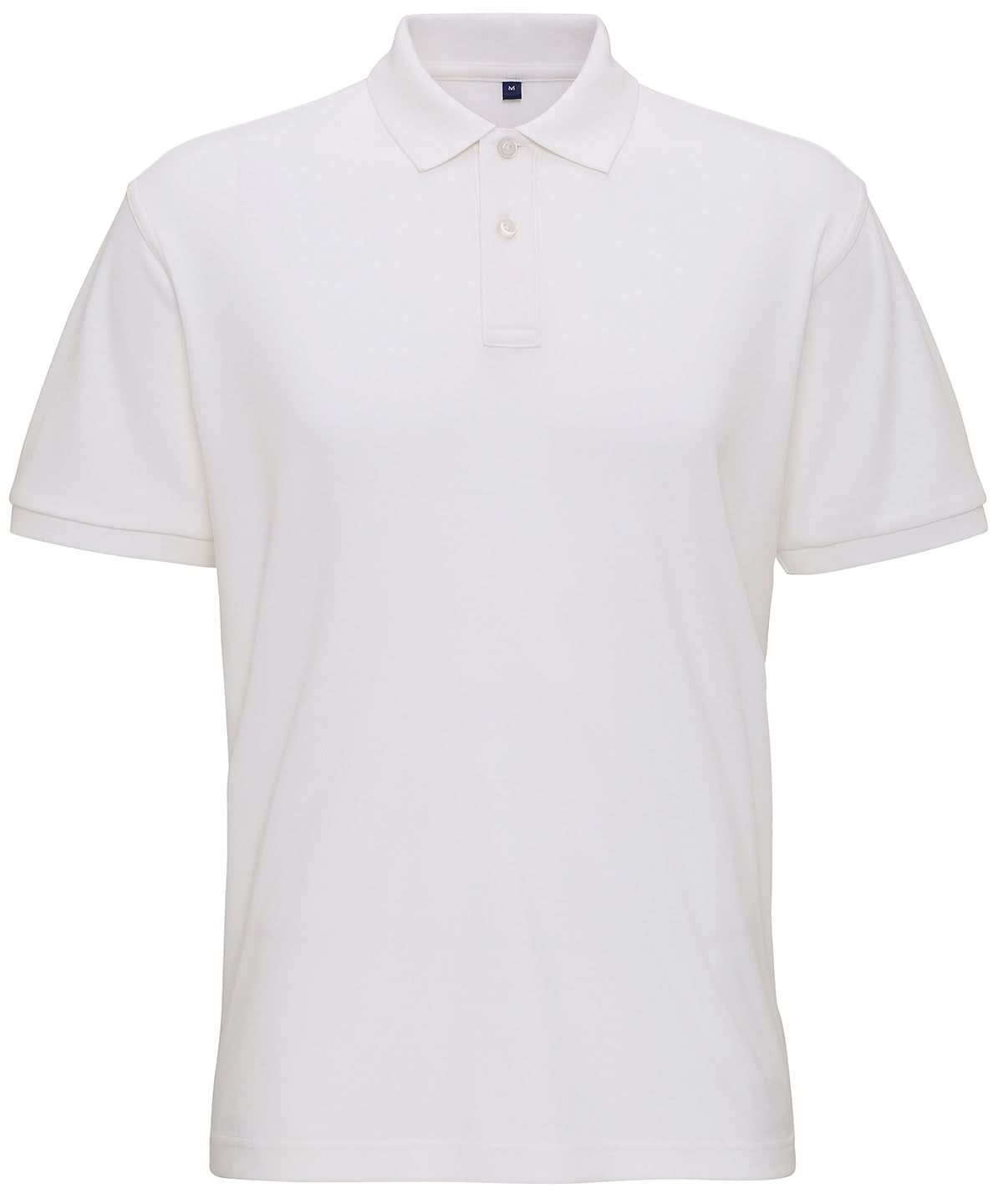 Asquith & Fox Mens super smooth knit polo AQ005 - White - Customisable Polos