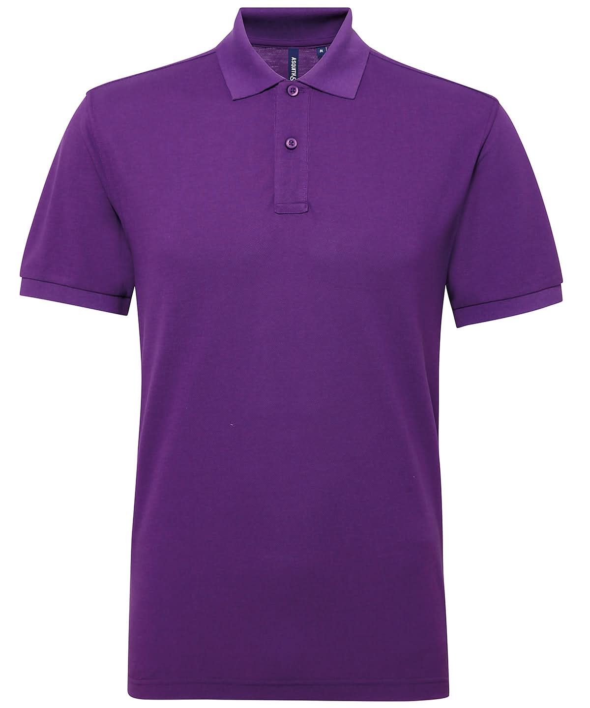 Asquith & Fox Asquith Fox Mens polycotton blend polo Purple AQ015 - Purple - Customisable Polos