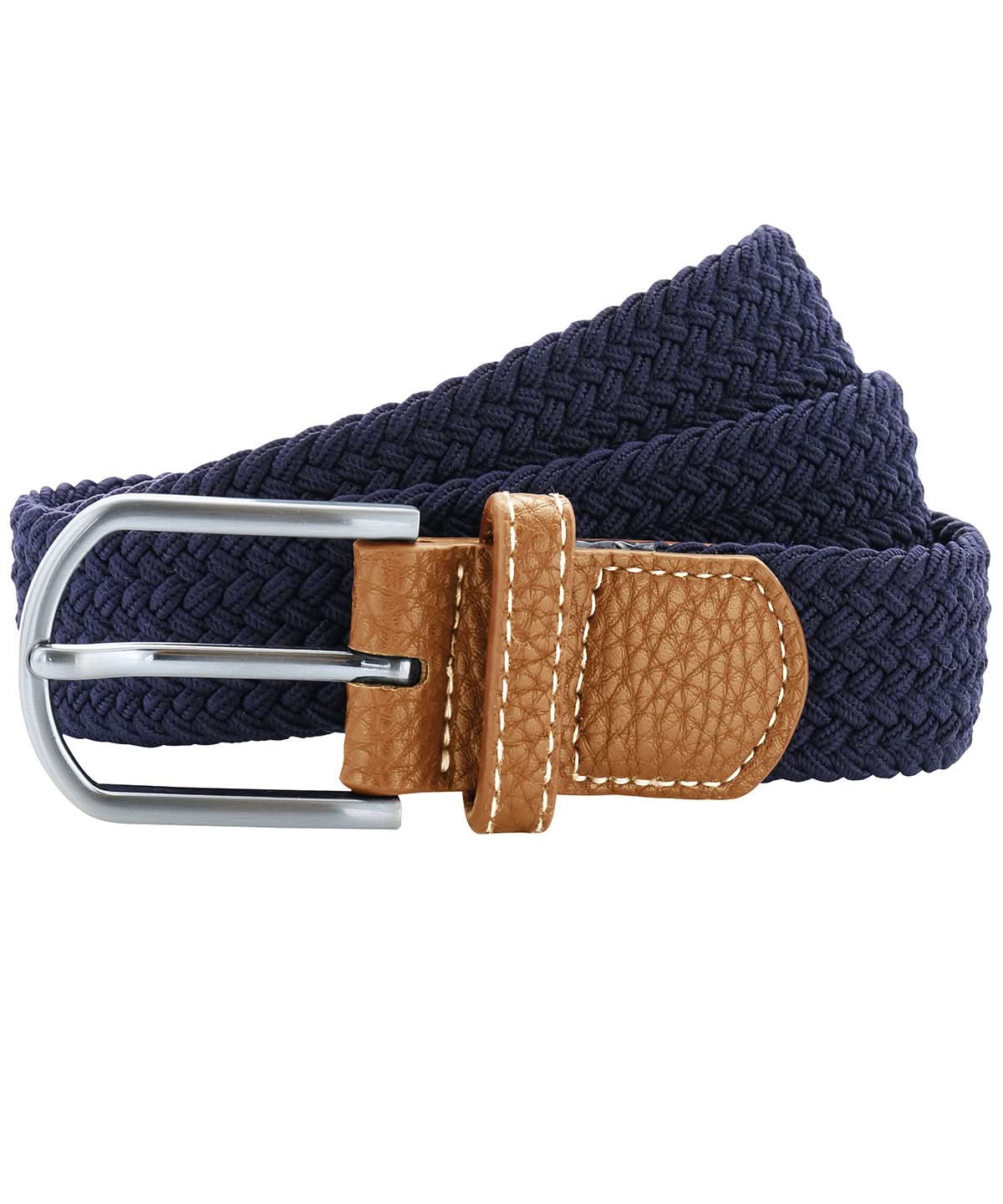Asquith & Fox Braid stretch belt AQ900 - Navy One size - Customisable Belts