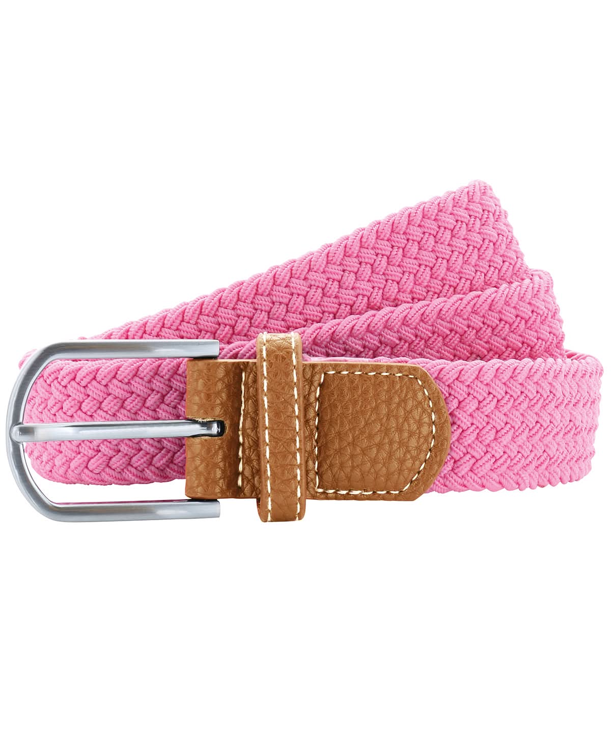 Asquith & Fox Braid stretch belt AQ900 - Pink Carnation One size - Customisable Belts