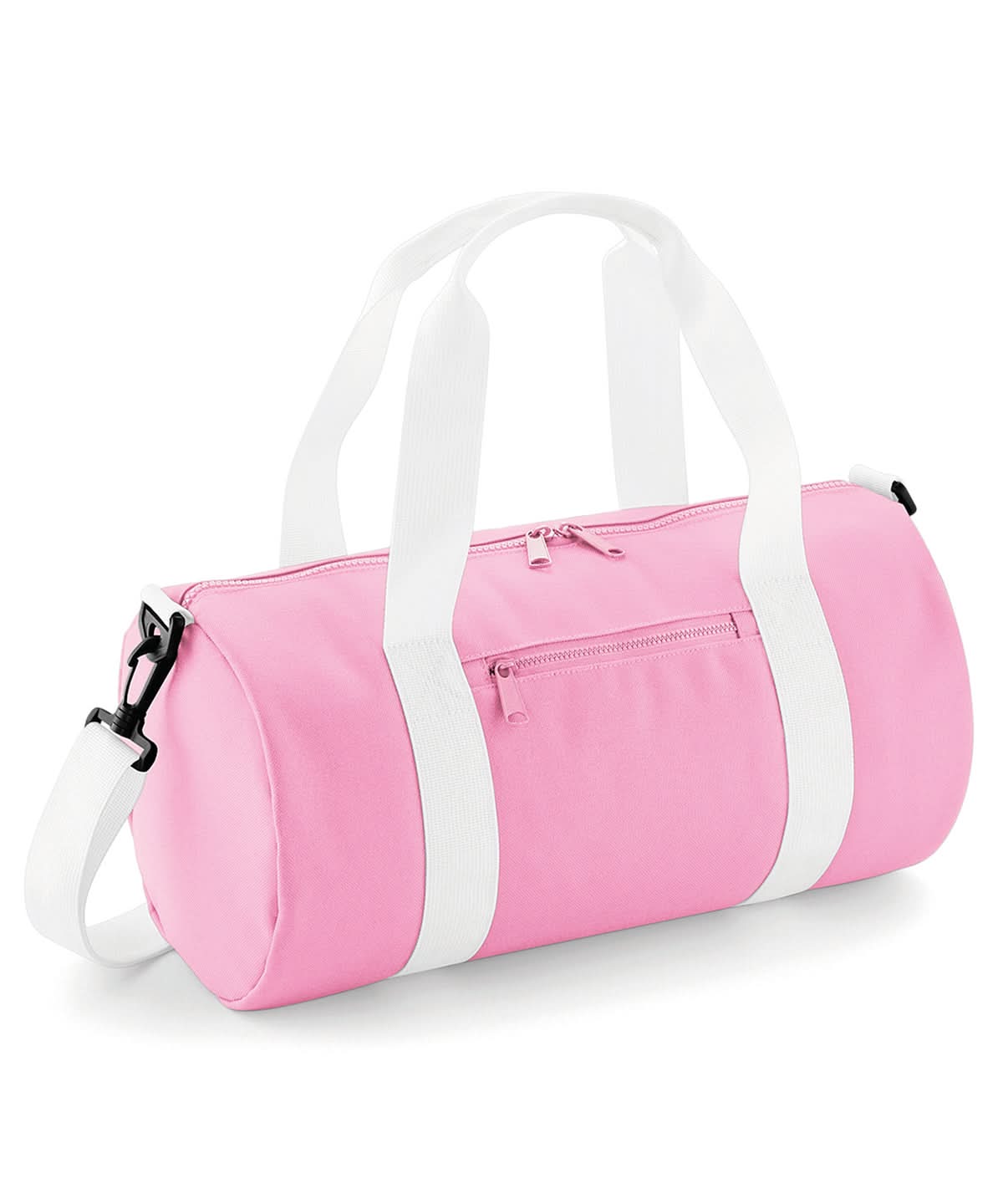 Bagbase Mini barrel bag B140S - Classic Pink White One size - Customisable Bags