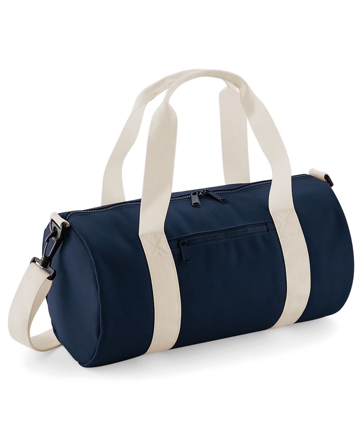 Bagbase Mini barrel bag B140S - French Navy Off White One size - Customisable Bags