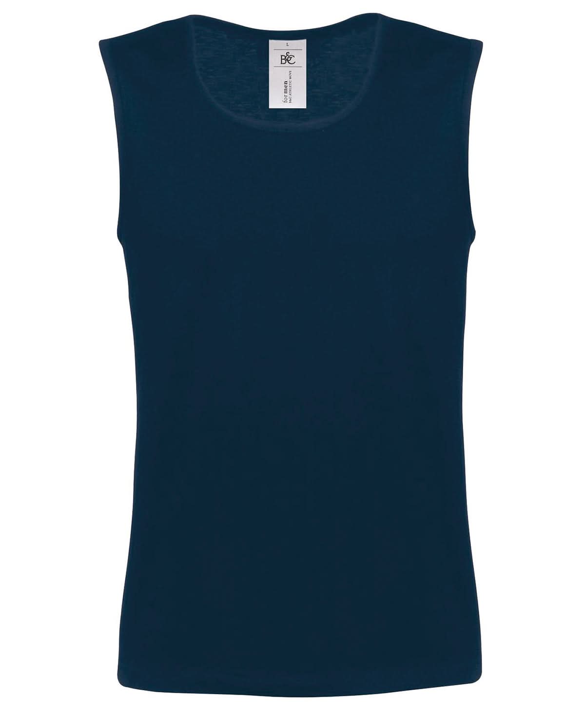B&C Collection Athletic move BA110 - Navy - Customisable T-Shirts