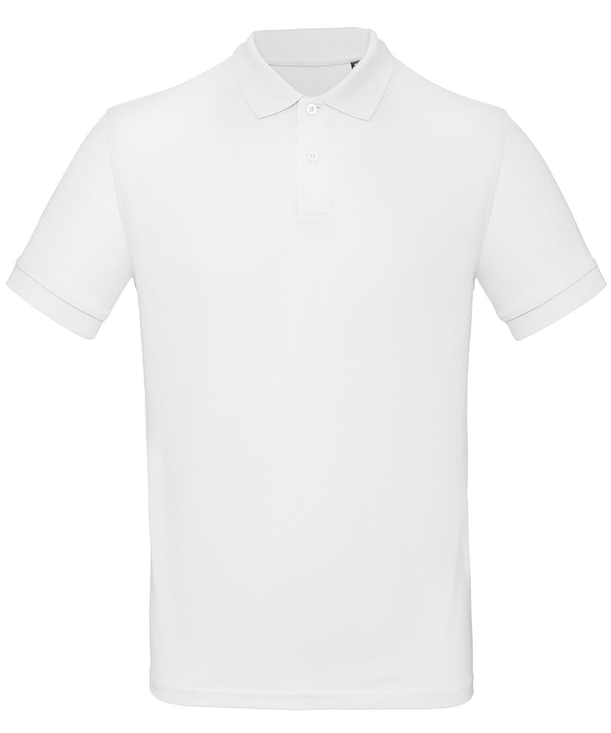 B&C Collection Inspire Polo men White BA260 - White - Customisable Polos
