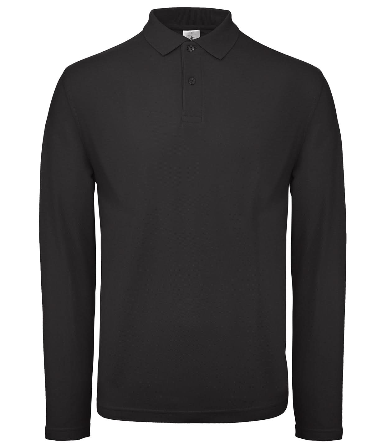 B&C Collection ID001 LSL BA290 - Black - Customisable Polos