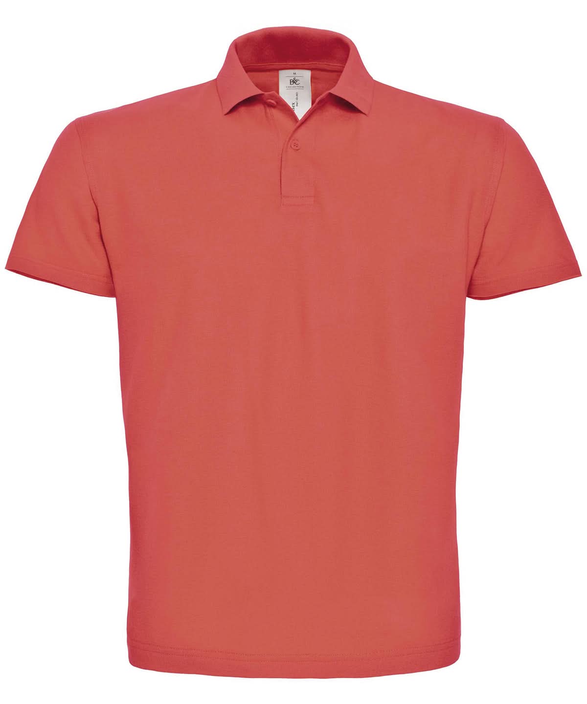 B&C Collection ID 001 polo Pixel Coral BA306 - Pixel Coral - Customisable Polos