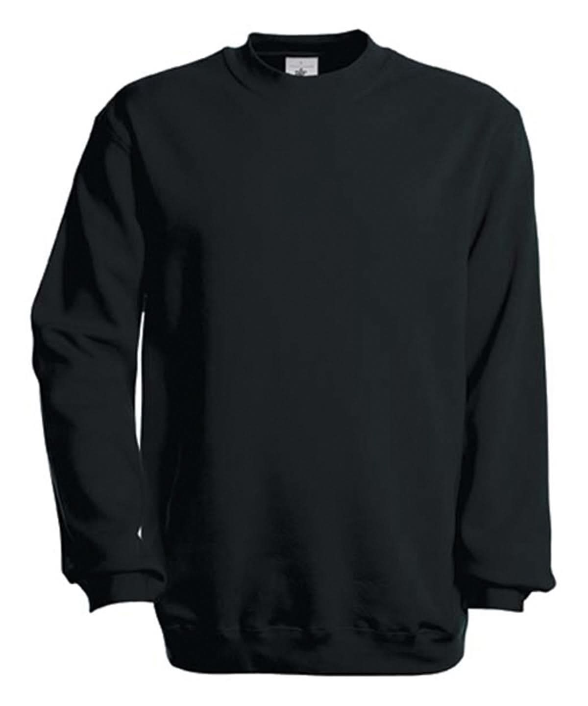 B&C Collection Set in sweatshirt BA401 - Black - Customisable Sweatshirts