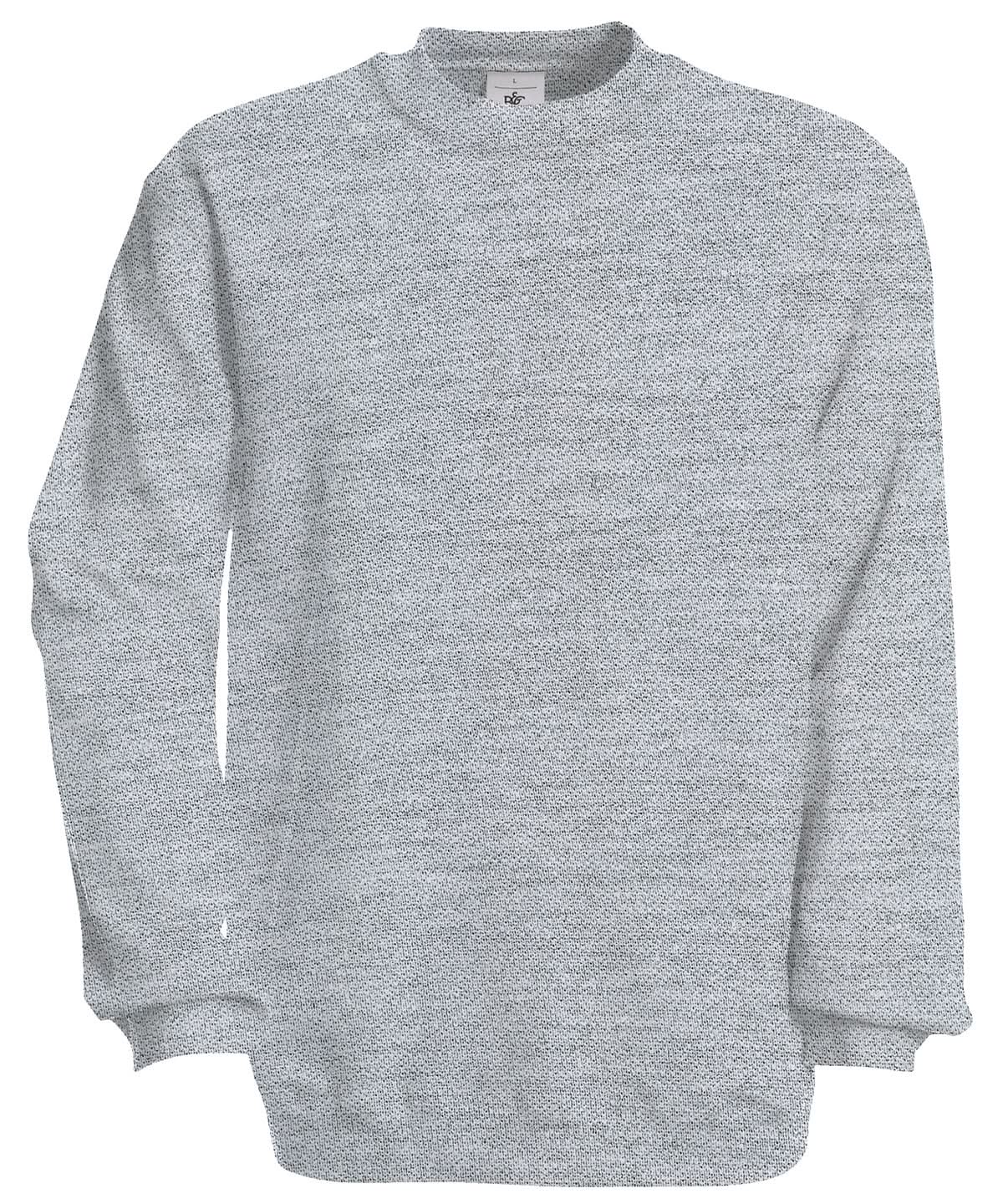 B&C Collection Set in sweatshirt BA401 - Heather Grey - Customisable Sweatshirts
