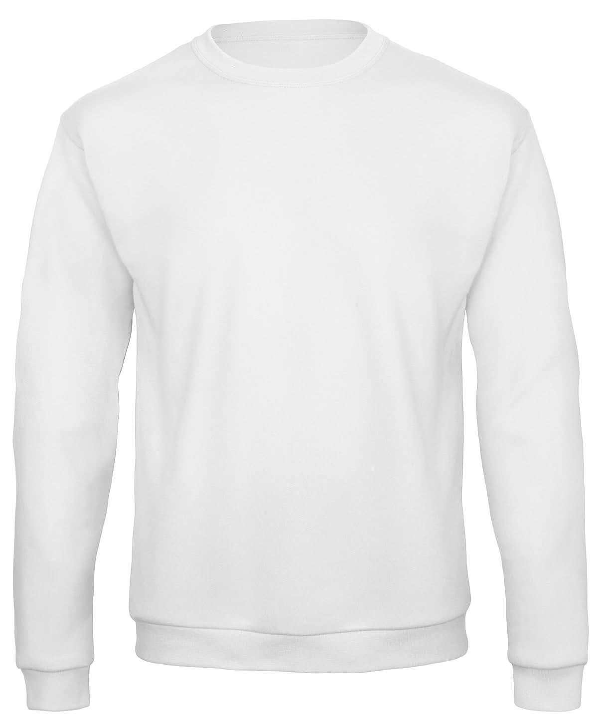 B&C Collection ID202 5050 sweatshirt BA409 - White - Customisable Sweatshirts