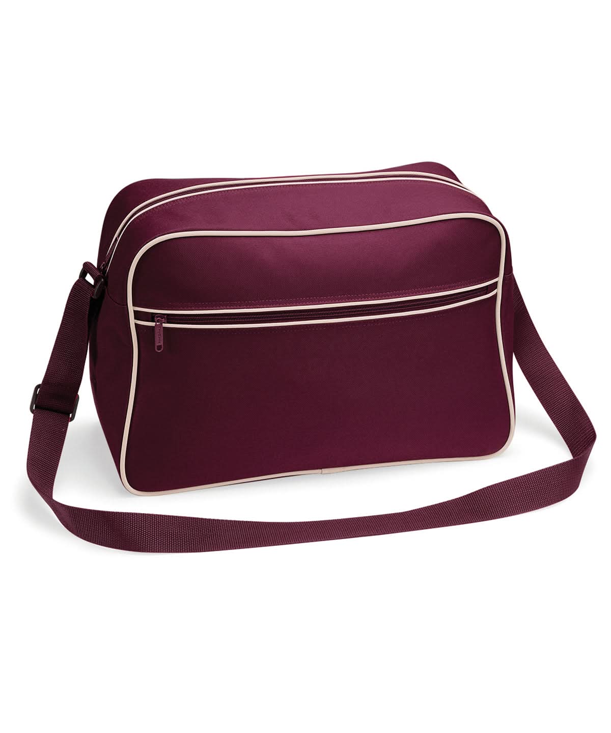 Bagbase Retro shoulder bag BG014 - Burgundy Sand One size - Customisable Bags