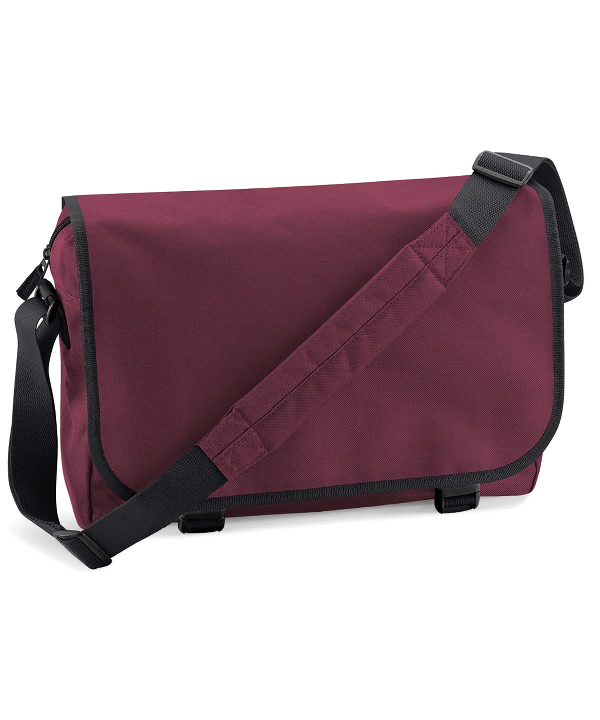 Bagbase Messenger bag BG021 - Burgundy One size - Customisable Bags