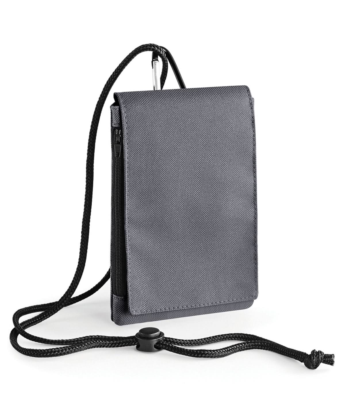 Bagbase Phone pouch XL bg049 - Graphite Grey One size - Customisable Phone Holders