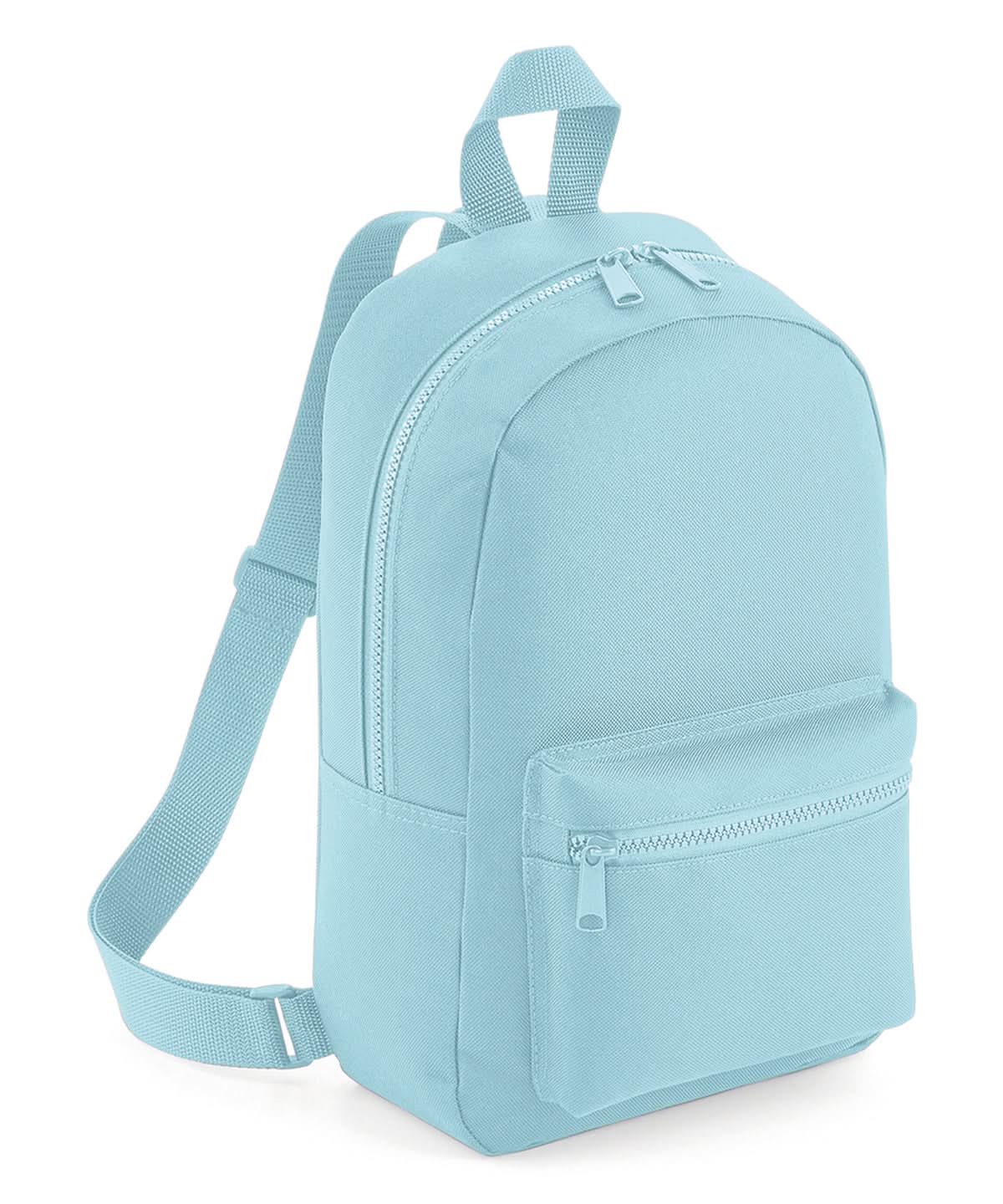 Bagbase Mini essential fashion backpack BG153 - Powder Blue One size - Customisable Bags
