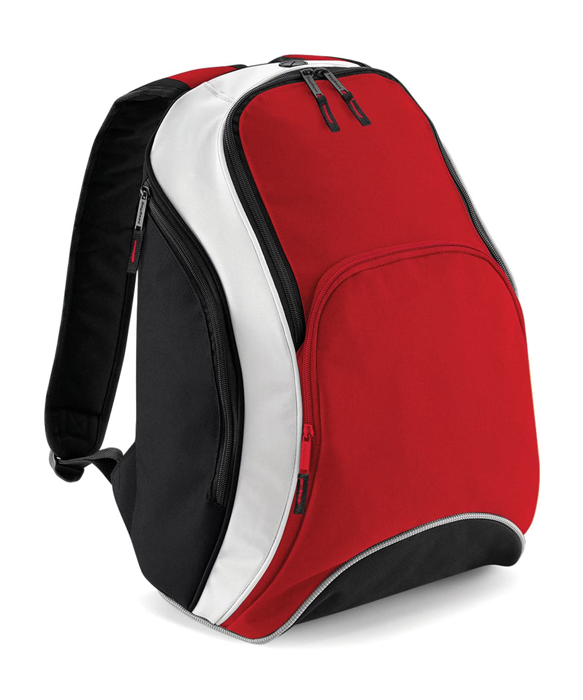 Bagbase Teamwear backpack BG571 - Classic Red Black White One size - Customisable Bags