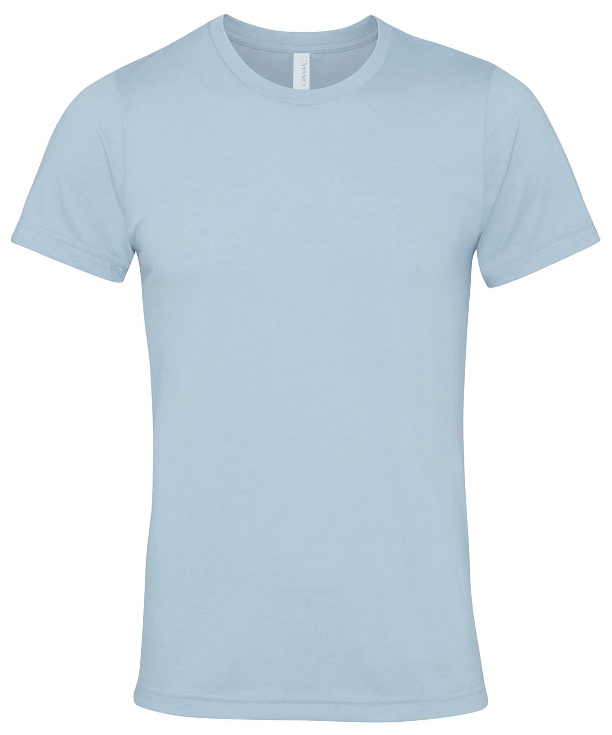 Bella Canvas Unisex Jersey crew neck t shirt Light Blue CV001 - Light Blue - Customisable T-Shirts