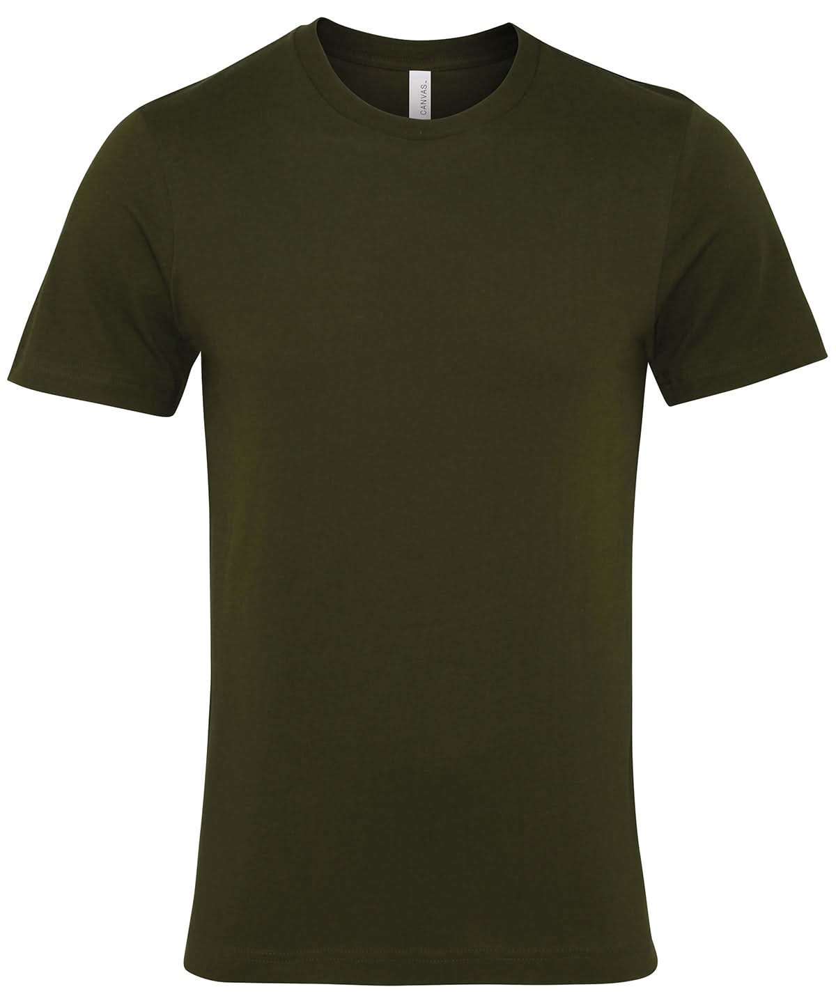 Bella Canvas Unisex Jersey crew neck t shirt Olive CV001 - Olive - Customisable T-Shirts