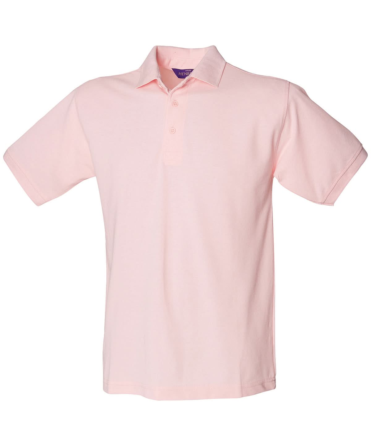 Henbury 6535 Classic Piqu Polo Shirt Pink HB400 - Pink - Customisable Polos
