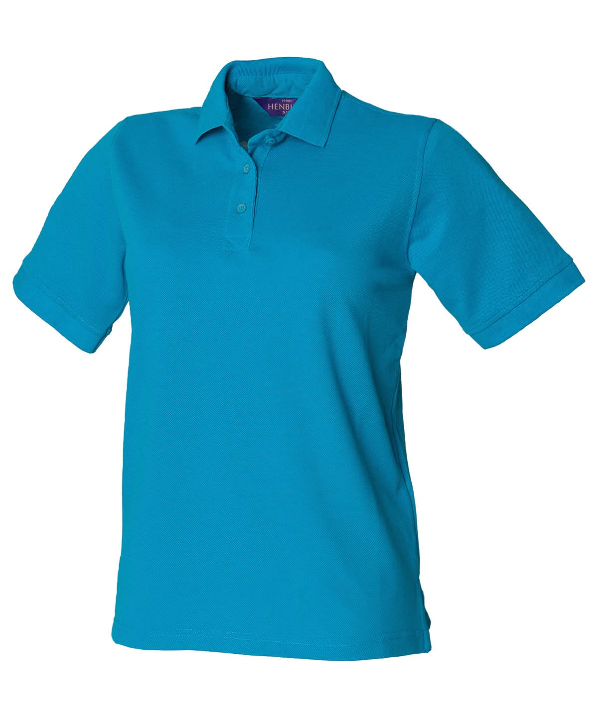 Henbury WomenS 6535 Polo Shirt HB401 - Turquoise - Customisable Polos
