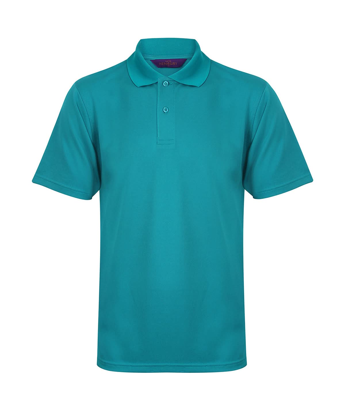 Henbury Coolplus Polo Shirt Bright Jade HB475 - Bright Jade - Customisable Polos