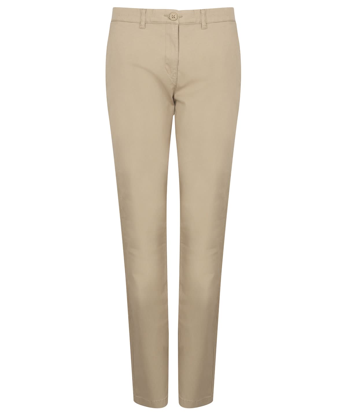 Henbury WomenS Stretch Chinos HB651 - Stone - Customisable Chinos