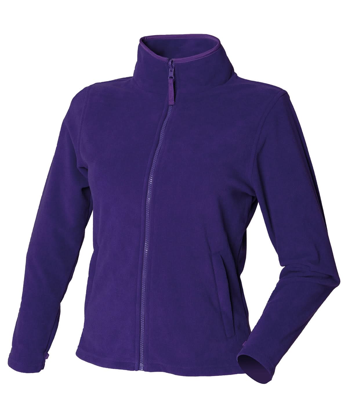 Henbury WomenS Microfleece Jacket HB851 - Purple - Customisable Jackets