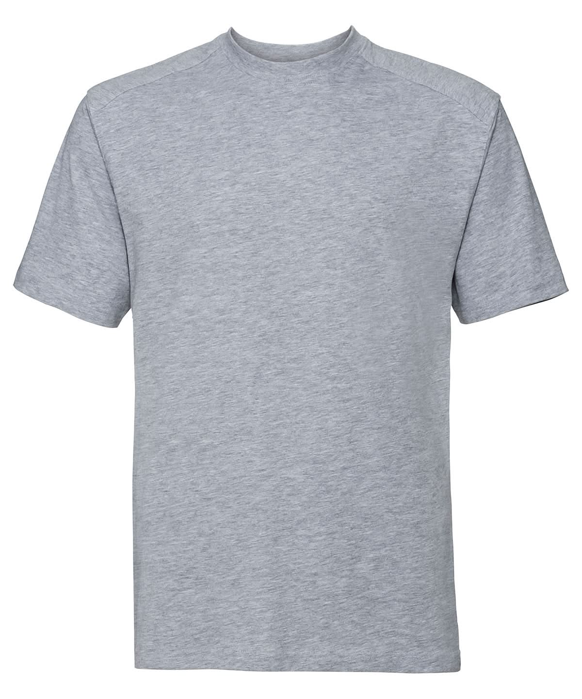 Russell Short Sleeve Europe Workwear t shirt J010M - Light Oxford - Customisable T-Shirts