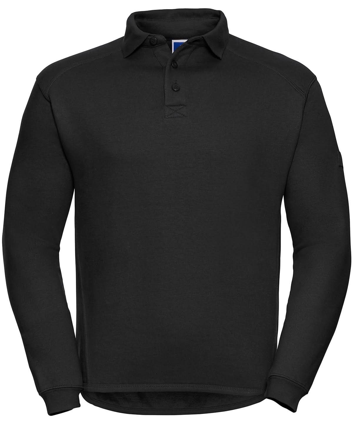 Russell Europe Heavy duty collar sweatshirt J012M - Black - Customisable Sweatshirts