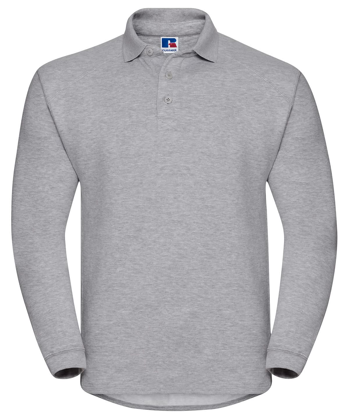 Russell Europe Heavy duty collar sweatshirt J012M - Light Oxford - Customisable Sweatshirts