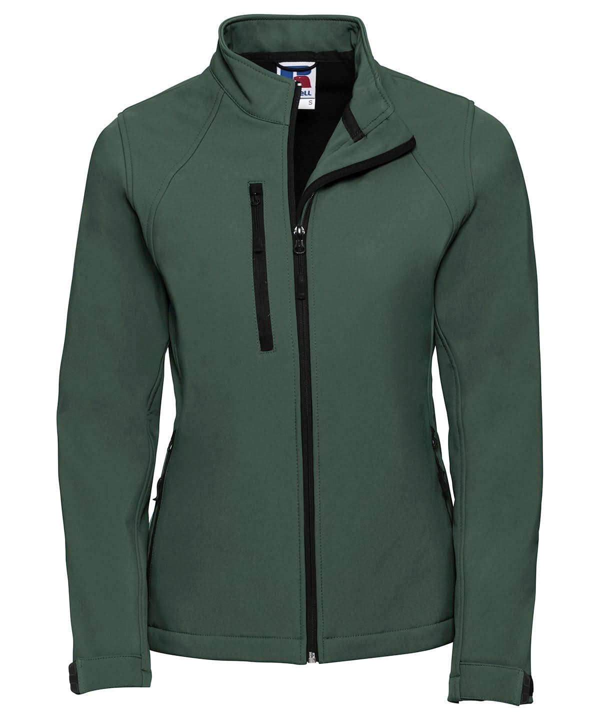 Russell Europe Womens softshell jacket J140F - Bottle Green - Customisable Softshell Jacket