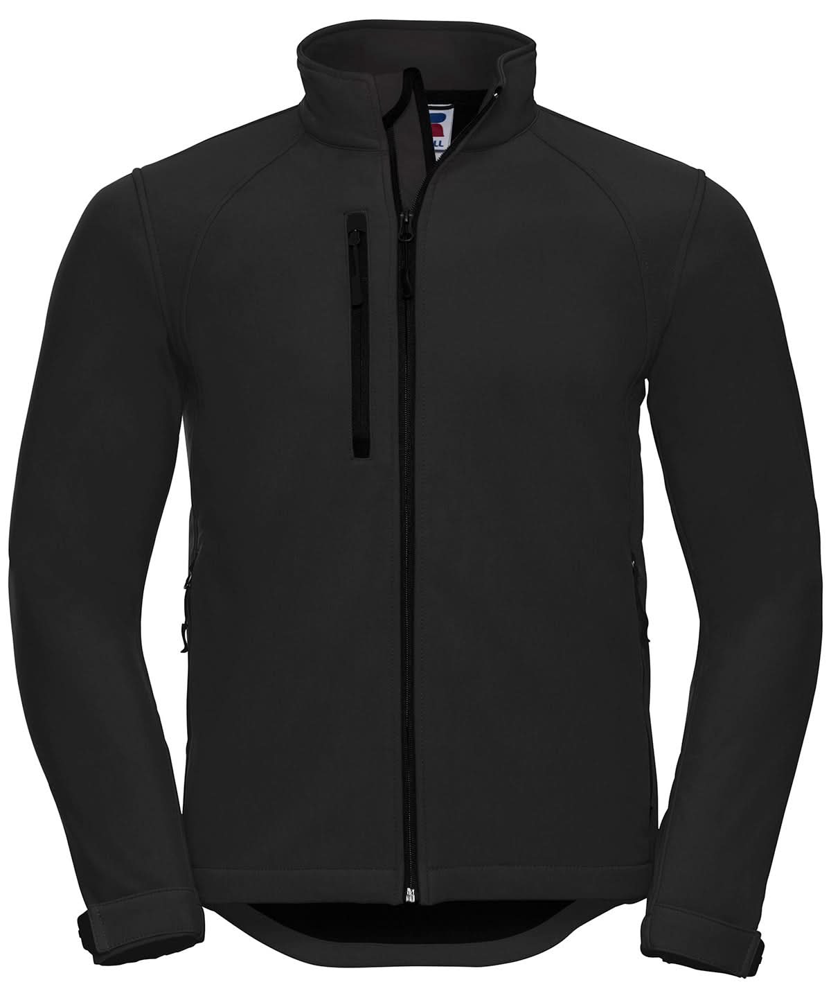 Russell Europe Softshell jacket J140M - Black - Customisable Softshell Jacket