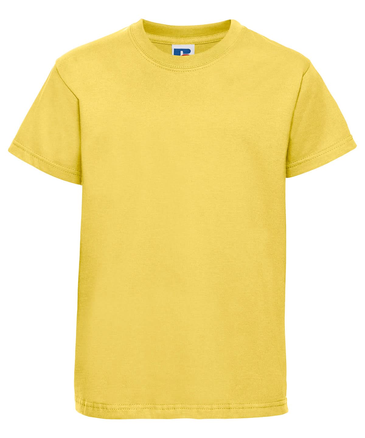 Russell Short Sleeve Europe Kids t shirt J180B - Yellow - Customisable T-Shirts