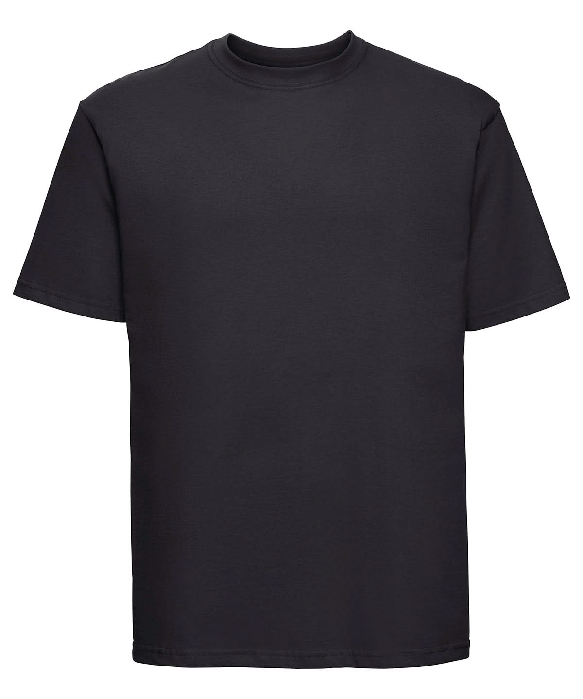 Russell Short Sleeve Europe Super Ringspun Classic T Shirt Black J180M - Black - Customisable T-Shirt