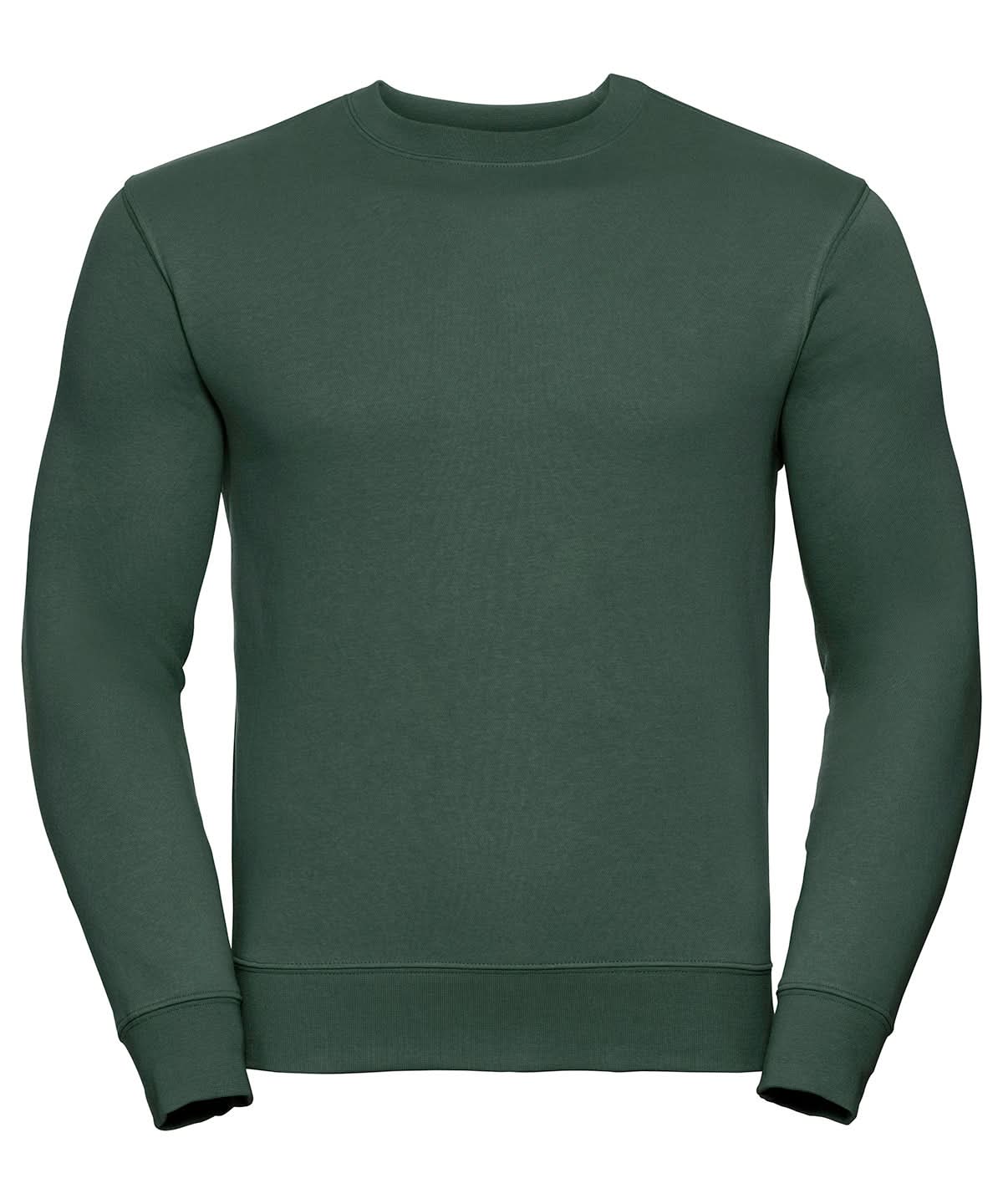 Russell Europe Set in Sleeve Sweatshirt Bottle Green J262M - Bottle Green - Customisable Sweatshirts