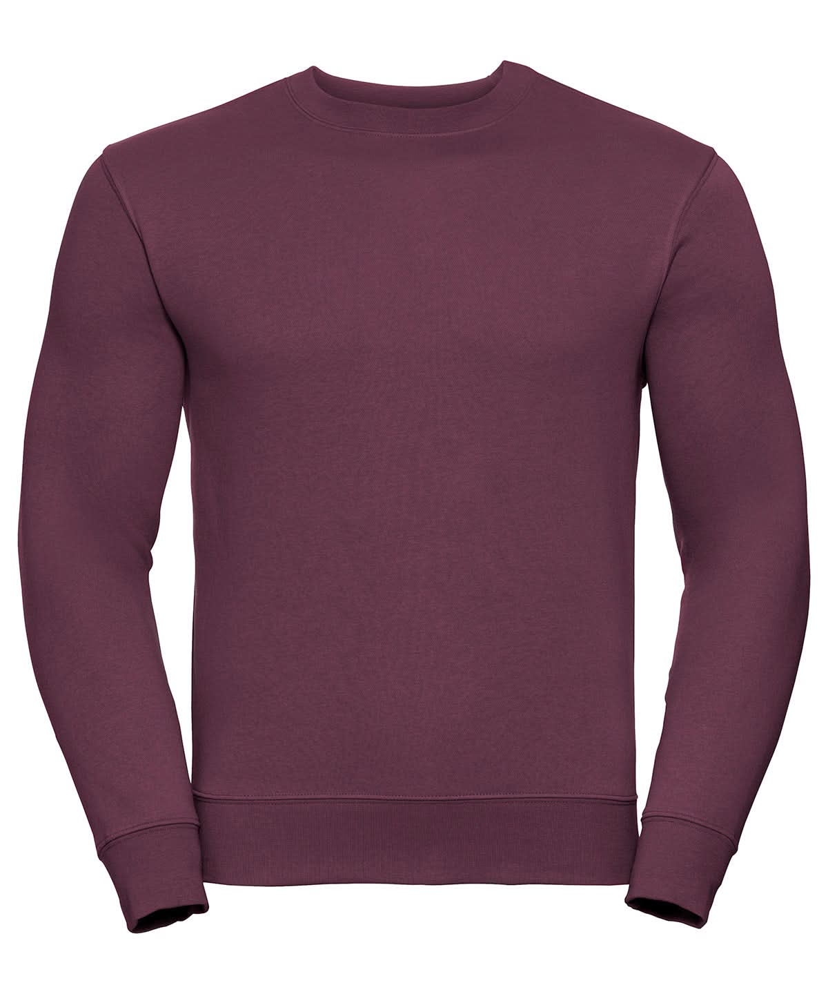 Russell Europe Set in Sleeve Sweatshirt Burgundy J262M - Burgundy - Customisable Sweatshirts