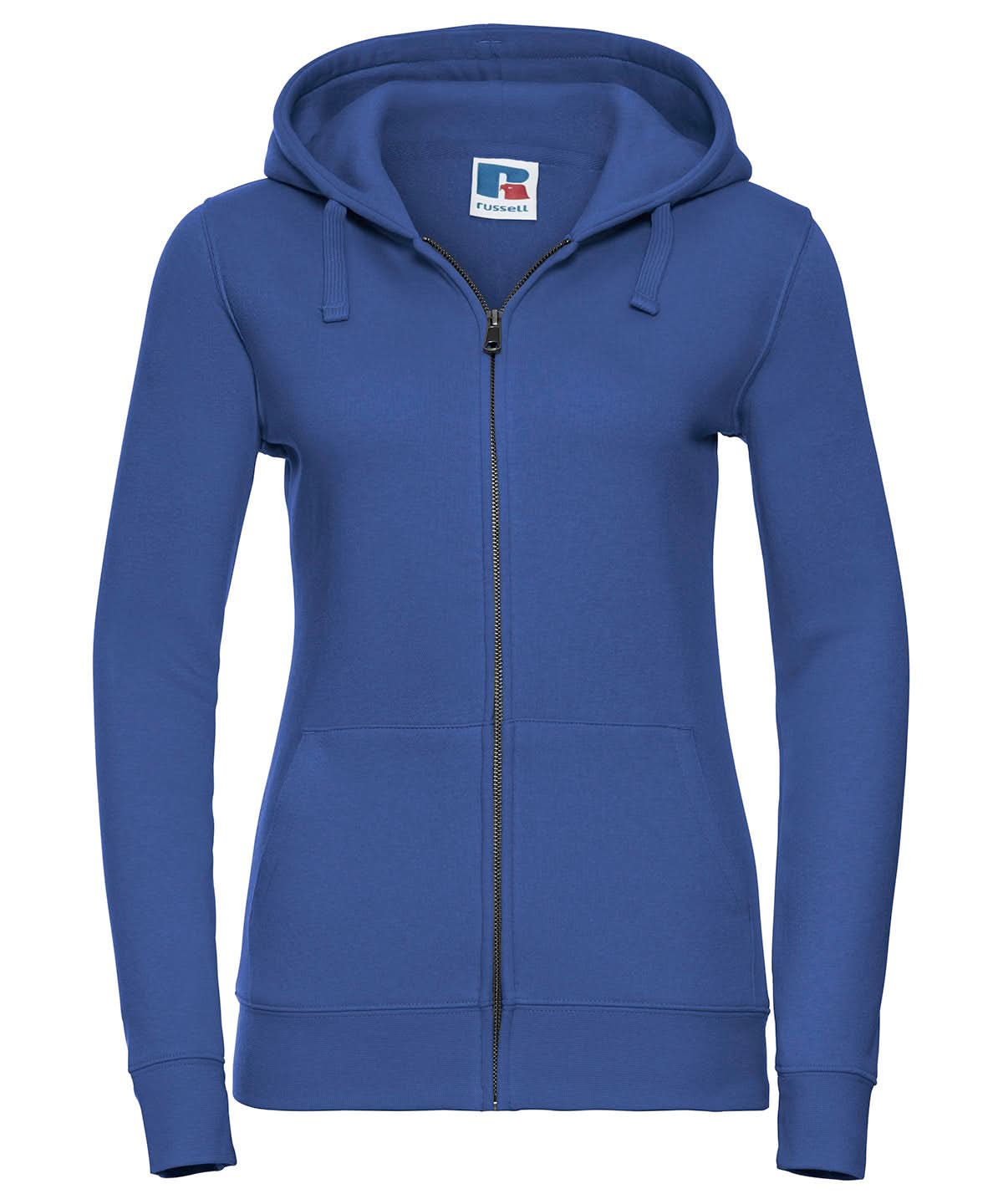 Russell Europe Womens authentic zipped hooded sweatshirt j266f - Bright Royal - Customisable Sweatshirts