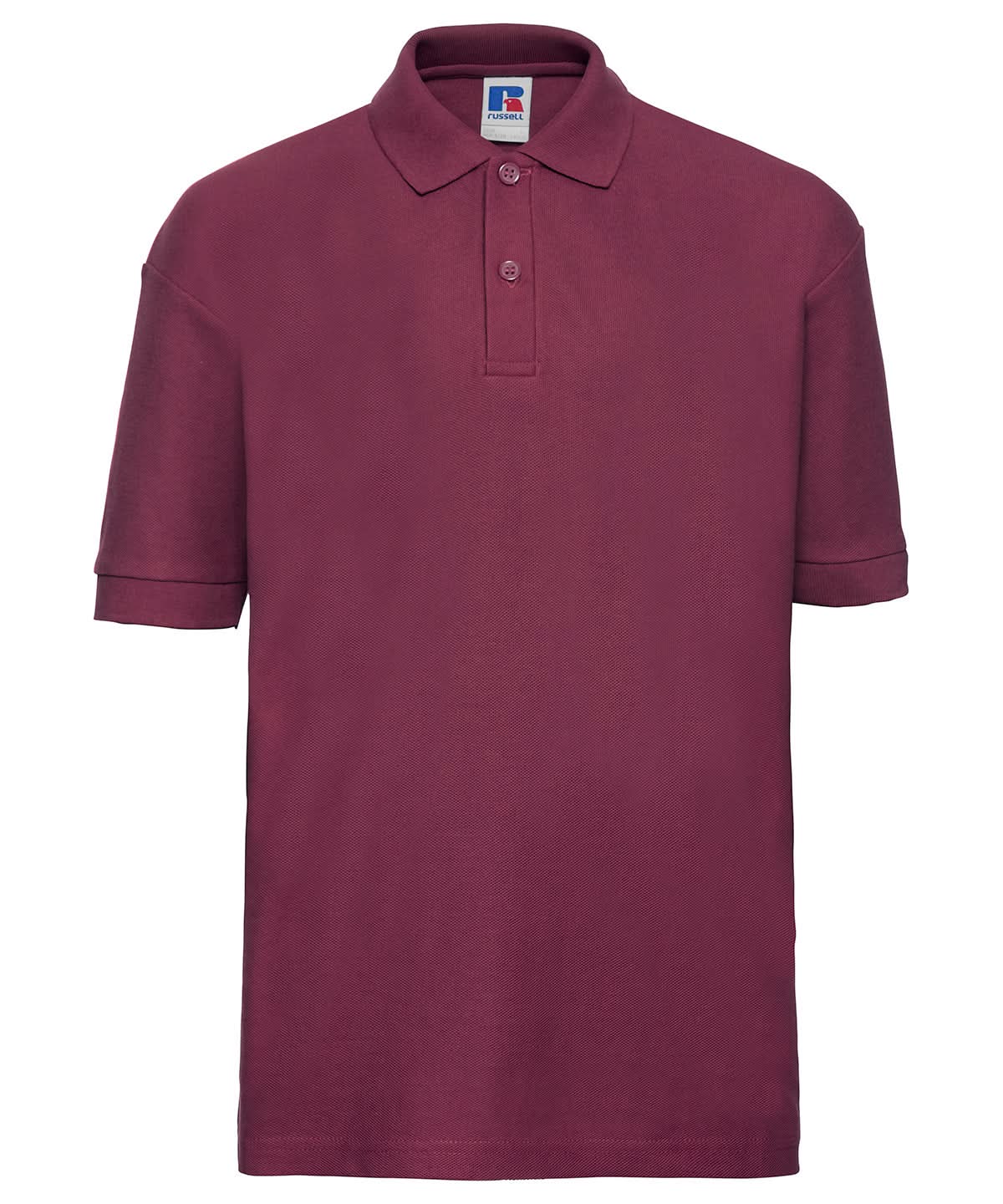 Russell Europe Kids polo shirt J539B - Burgundy - Customisable Polos