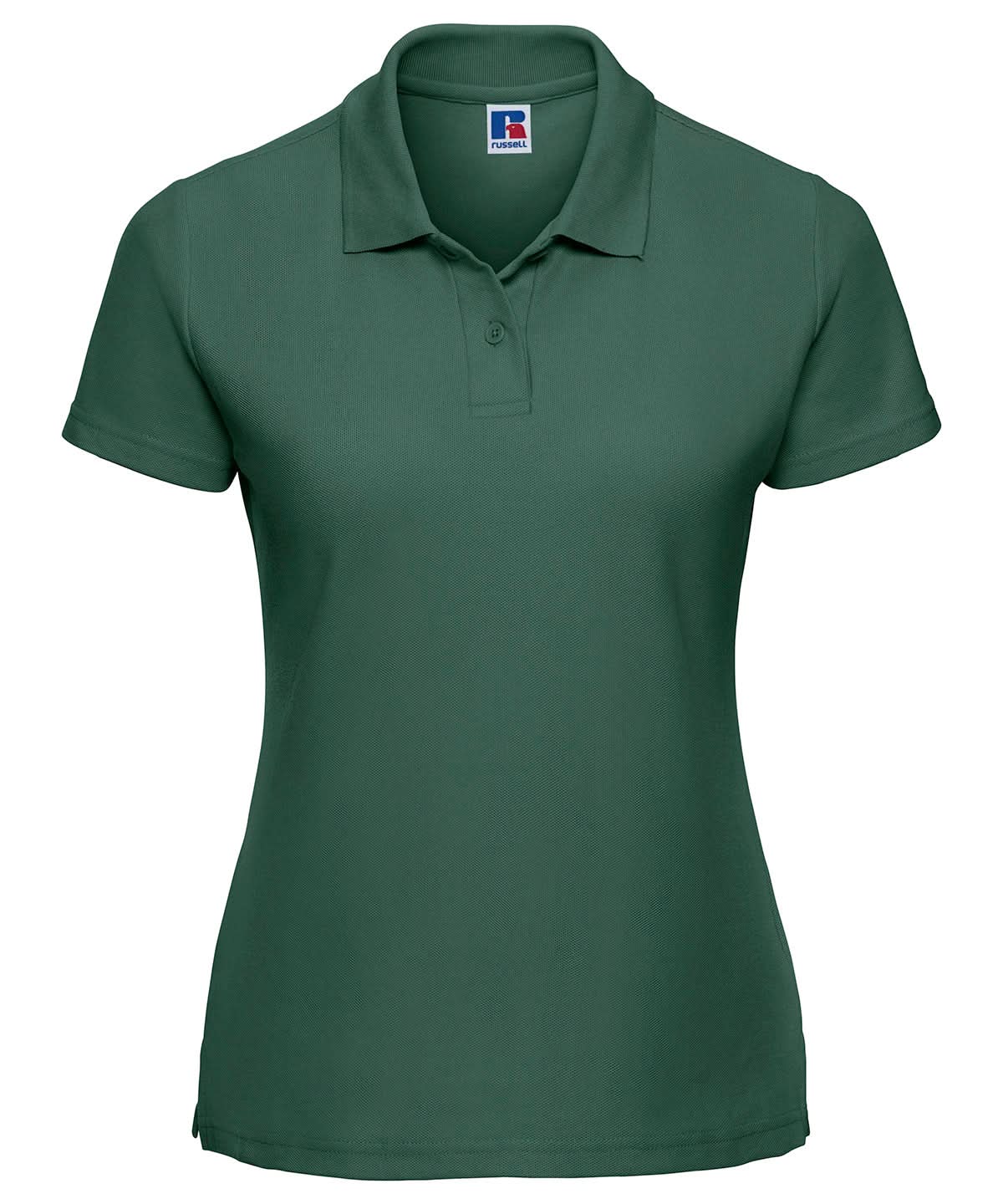 Russell Europe Womens classic polycotton polo J539F - Bottle Green - Customisable Polos
