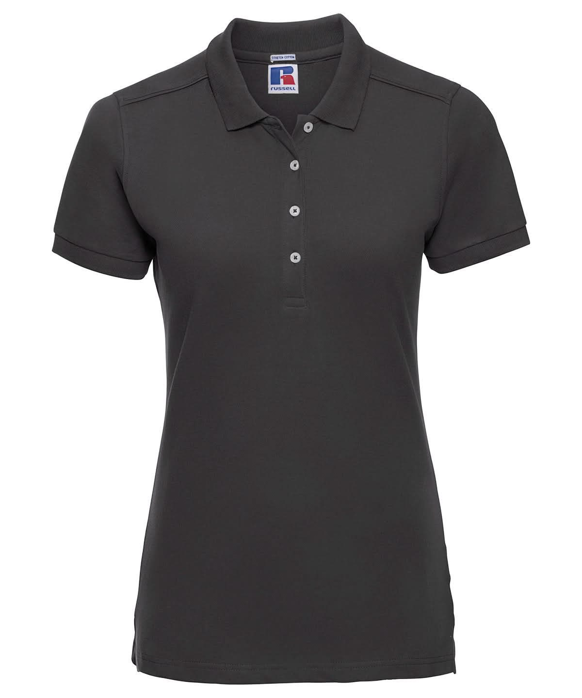 Russell Europe Womens stretch polo j566f - Black - Customisable Polos