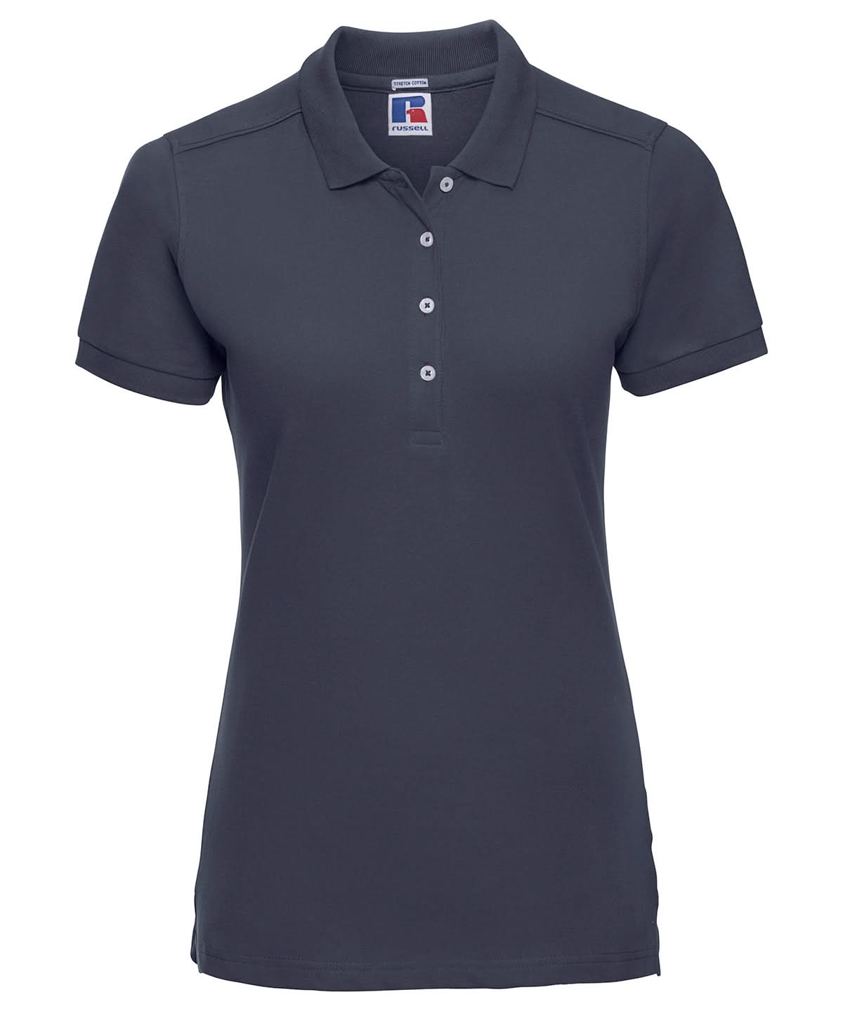 Russell Europe Womens stretch polo j566f - French Navy - Customisable Polos