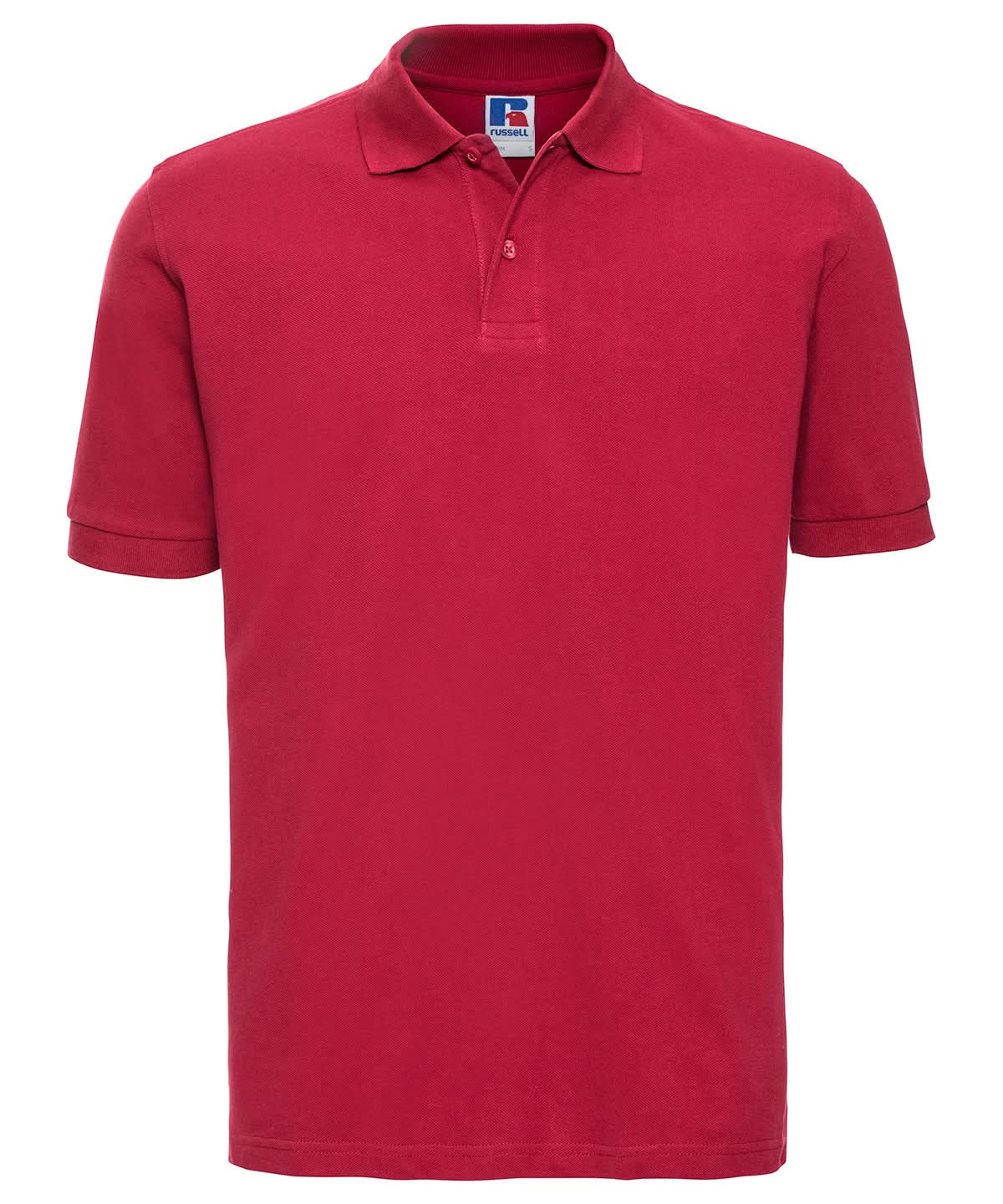Russell Europe Classic cotton piqu polo J569M - Classic Red - Customisable Polos